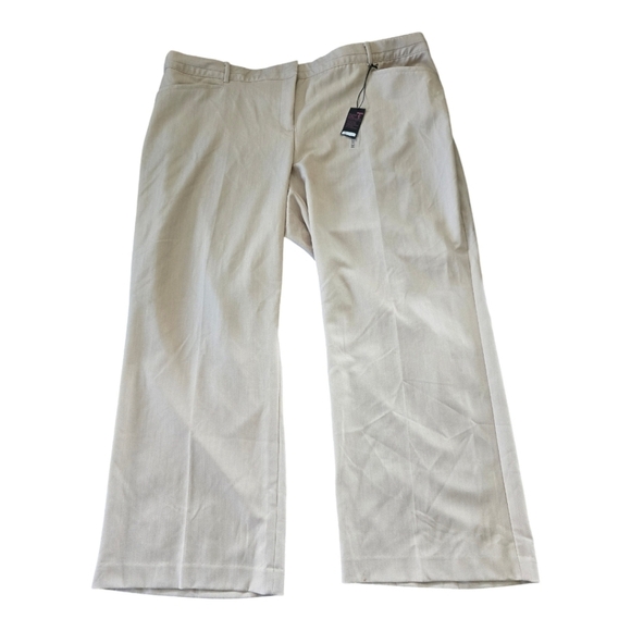 Lane Bryant Pants Women Sz 24 Plus Tight Tommy BeigeTechnology Inspired - Picture 1 of 10